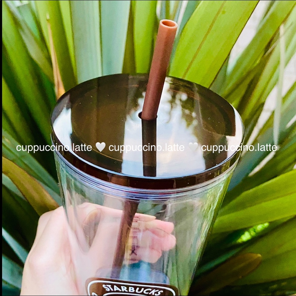🤎NEW SET🤎Starbucks Pike Place Original Logo & Amber Siren Soft Touch Cups - Picture 14 of 16